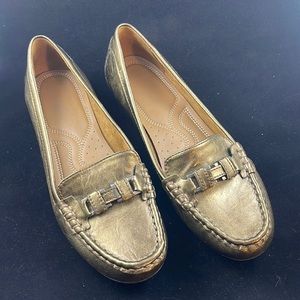 Naturalizer Notable Patent leather comfort shoe penny loafer copper/brown Used